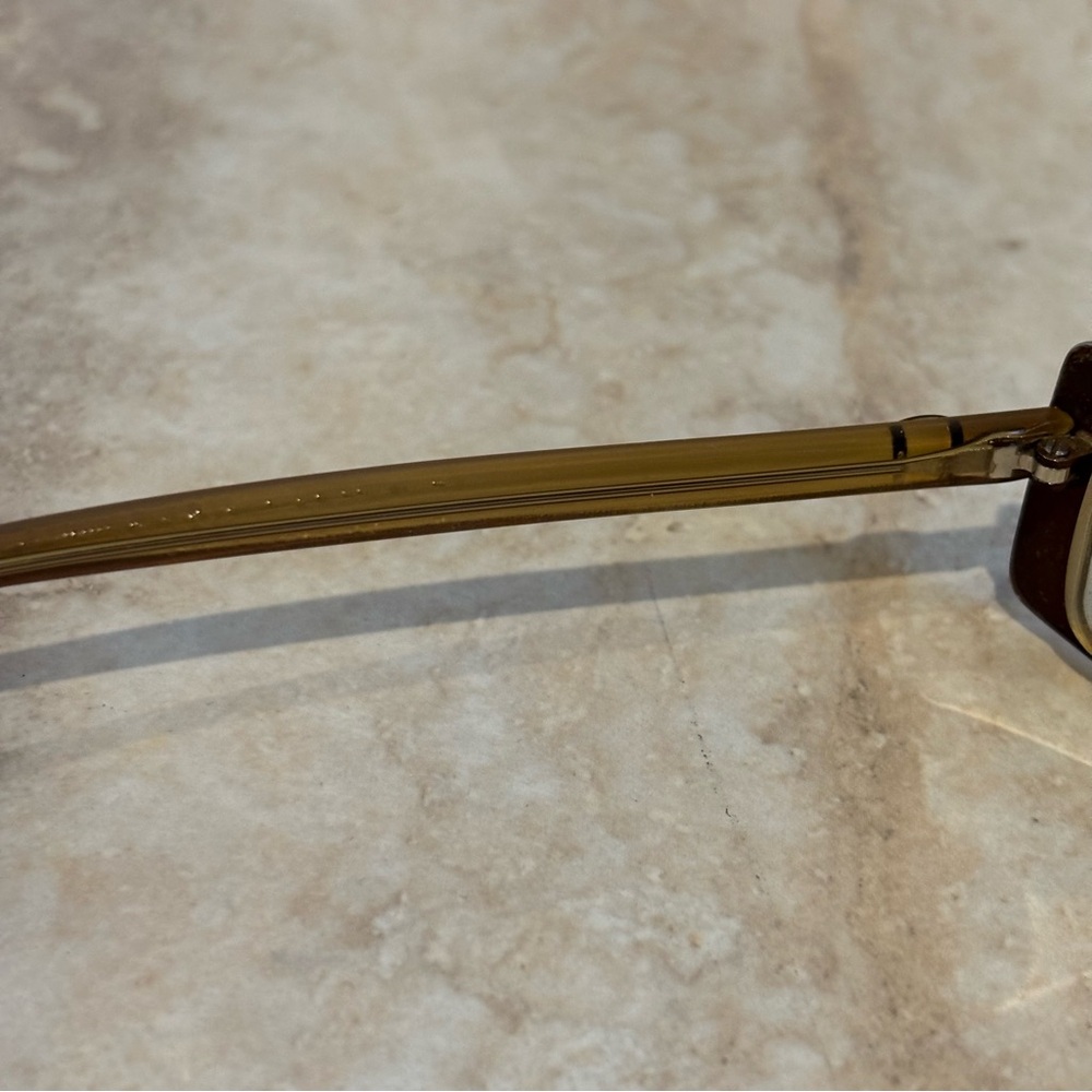 Jadore Dior rectangular metal and plastic frame e… - image 6